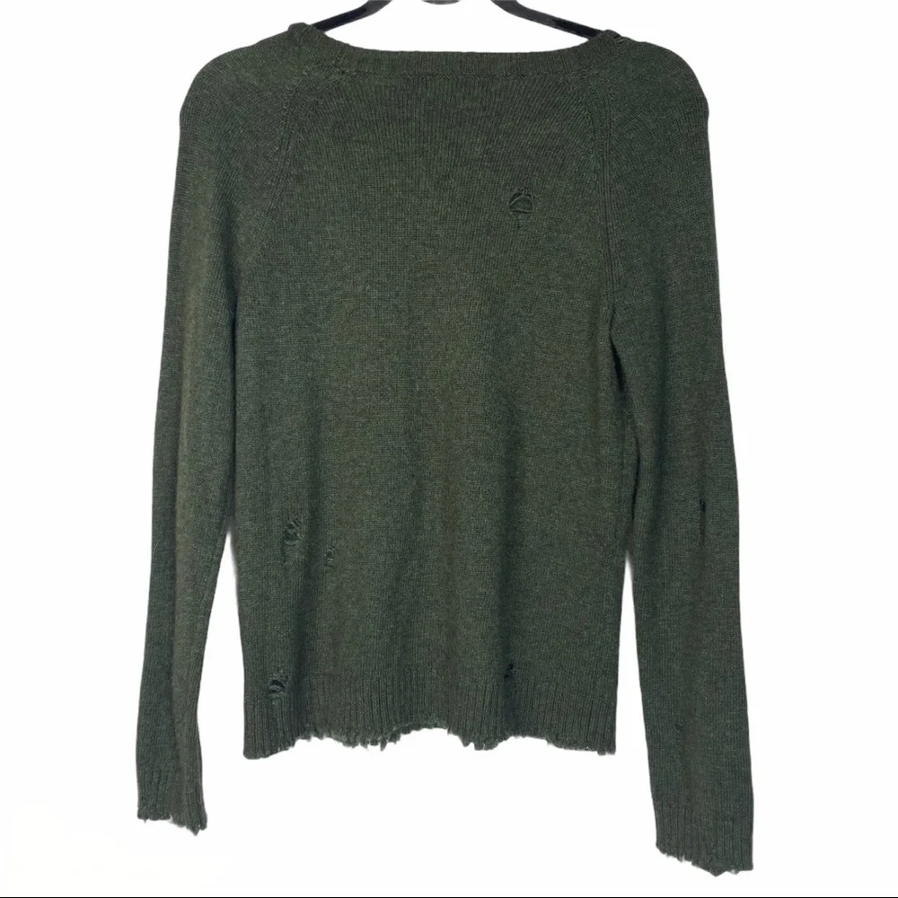 Bailey 44 Cinderella sweater green wool blend S - Picture 3 of 10
